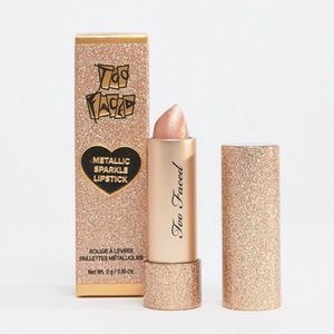 Too Faced Metallic Sparkle Lipstick- Miss Thing